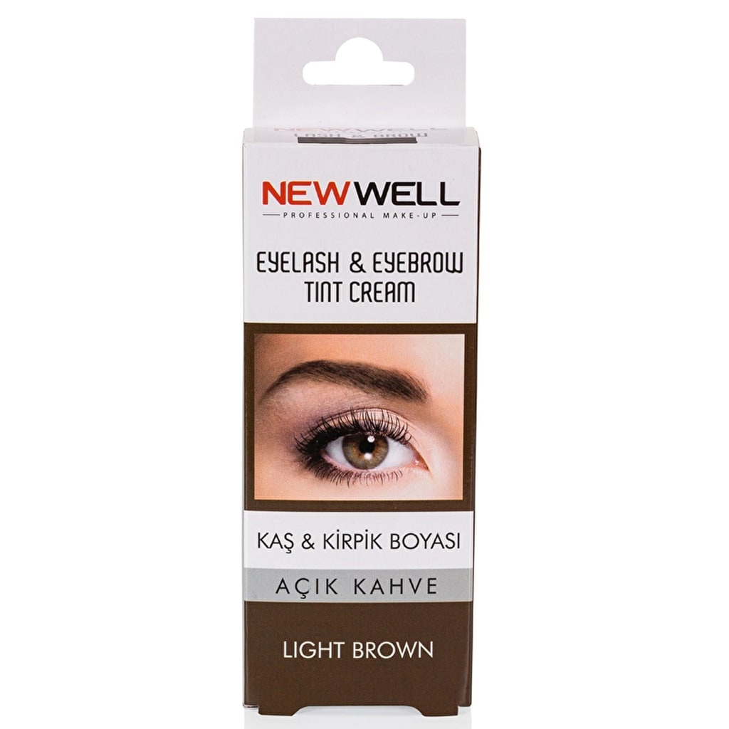 New Well Kaş Kirpik Boyası Light Brown