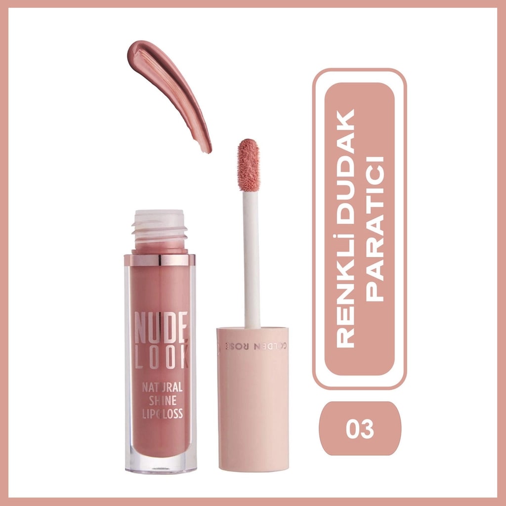 Golden Rose Nude Look Natural Shine Lipgloss