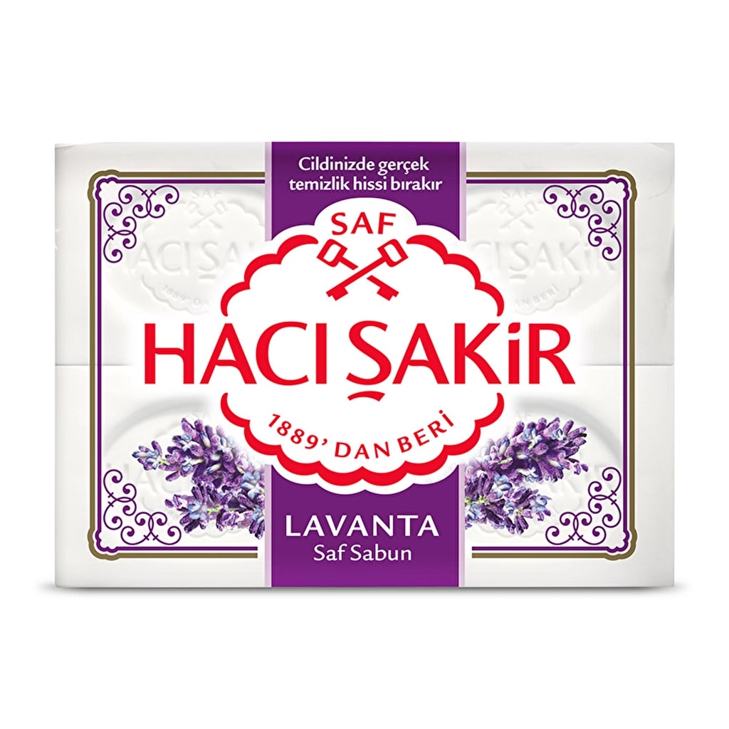 Hacı Şakir Lavanta Kalıp Sabun 150 gr x 4