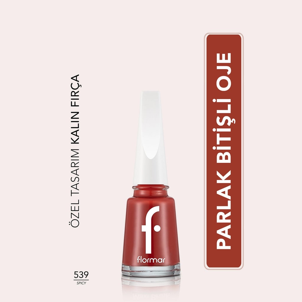 Flormar Nail Enamel Yoğun Pigmentli Oje 539 Spicy