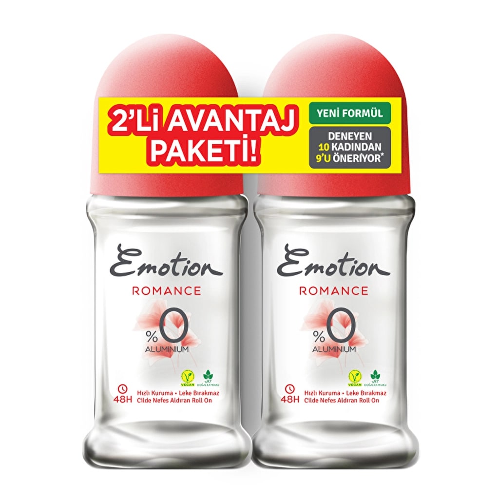 Emotion Romance Kadın Deodorant Roll-On 2 x 50 ml
