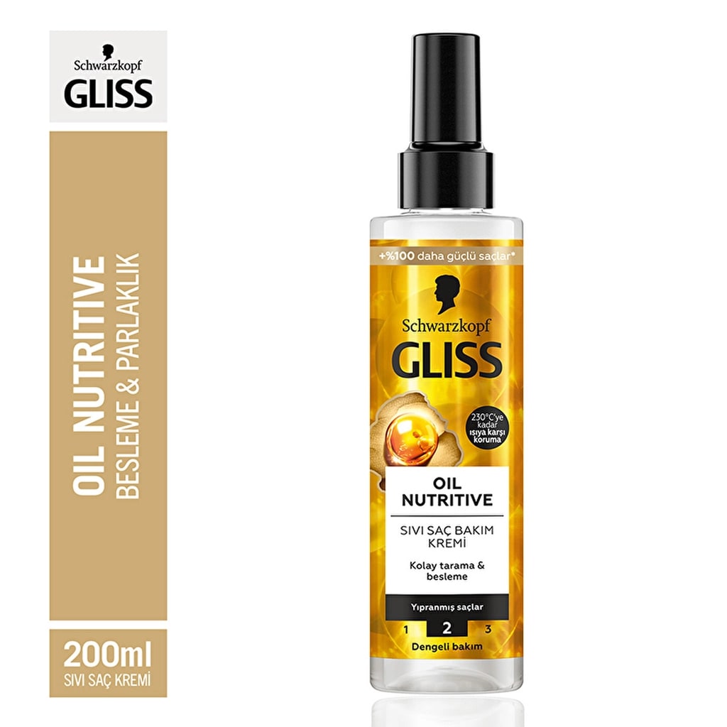 Schwarzkopf Gliss Gliss Oil Nutritive Sıvı Saç Bakım Kremi