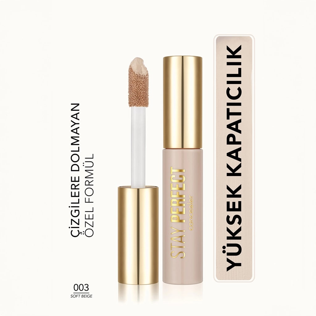 Flormar Stay Perfect Yoğun Pigmentli Kapatıcı 003 Soft Beige