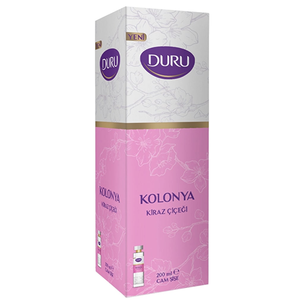 Duru Kiraz Çiçeği Kolonyası 200 ml (Cam Şişe)
