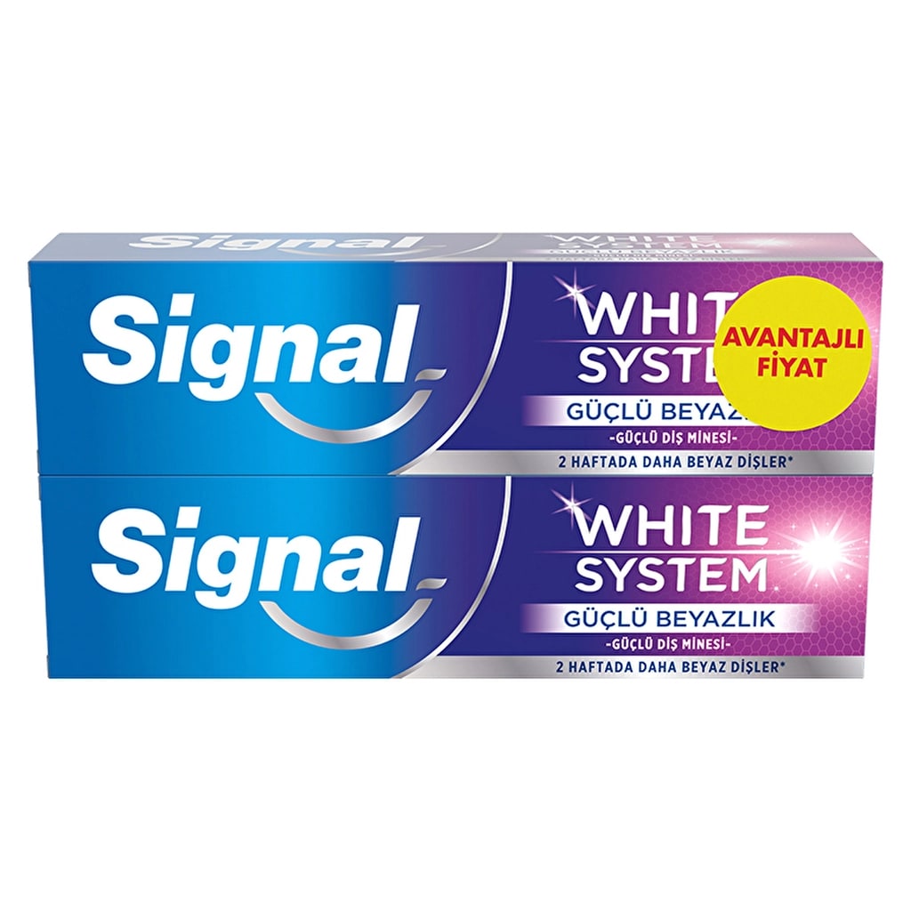 SIGNAL DIS MACUNU WHITE SYSTEM GUCLU BEYAZLIK