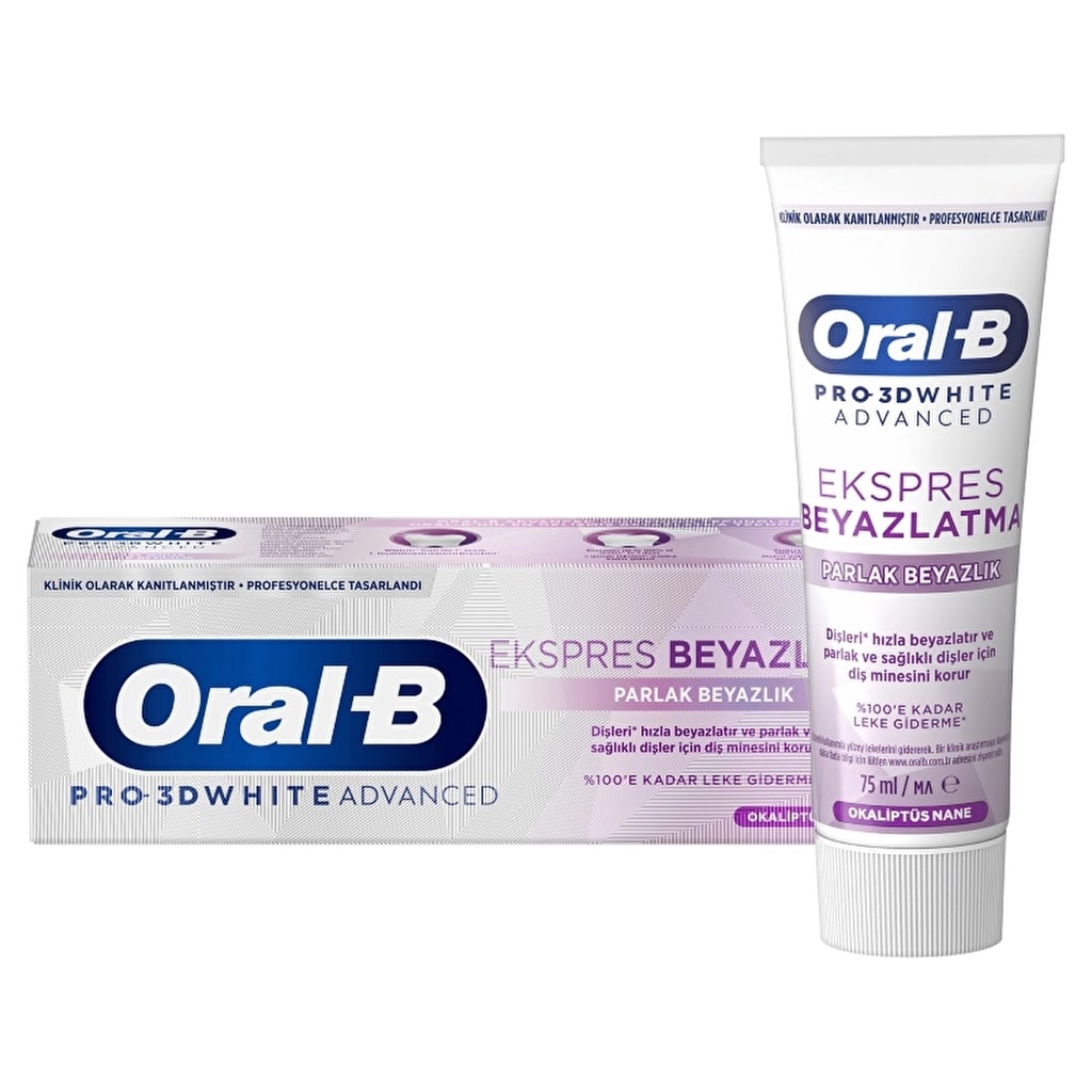 ORAL-B DIS MACUNU PRO-3D EXPRESS BEYAZLATMA PARLAK BEYAZLIK