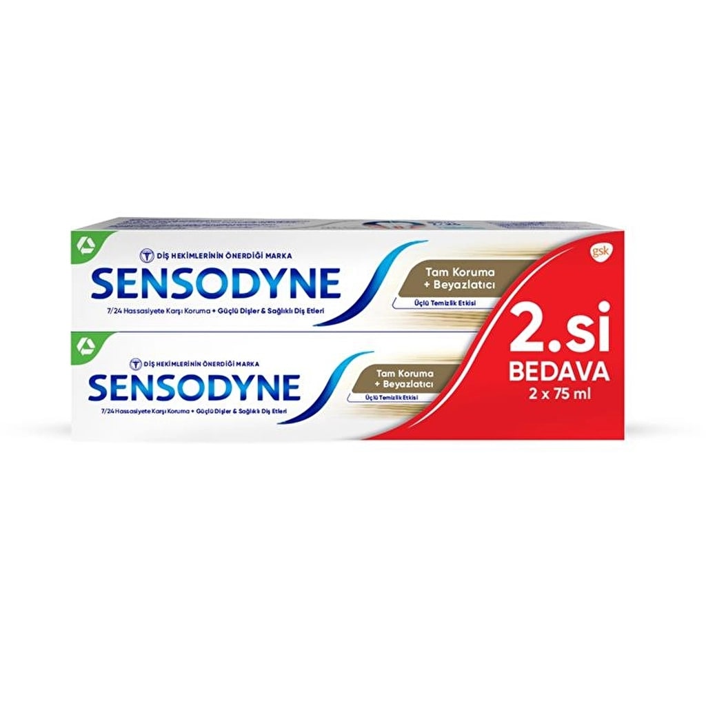SENSODYNE DİŞ MACUNU TAM KORUMA BEYAZLATICI
