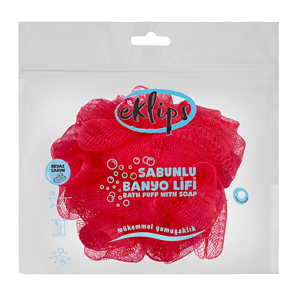 Eklips Çilekli Sabunlu Banyo Lifi