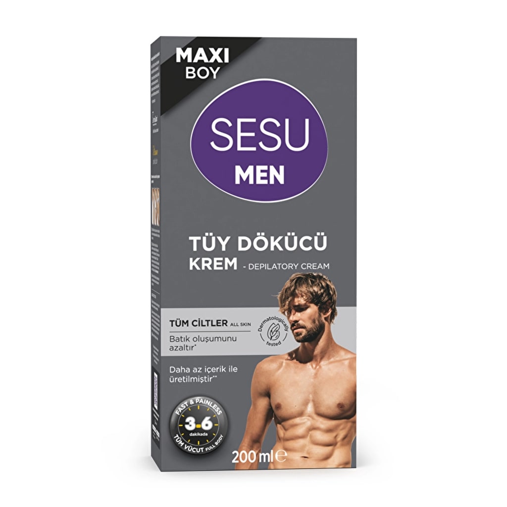 Sesu Men Tüy Dökücü Krem Tüm Ciltler