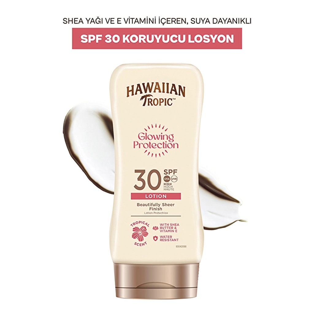 Hawaiian Tropic Glowing Protection Lotion SPF30 Güneş Koruyucu Vücut Losyonu 180 ml