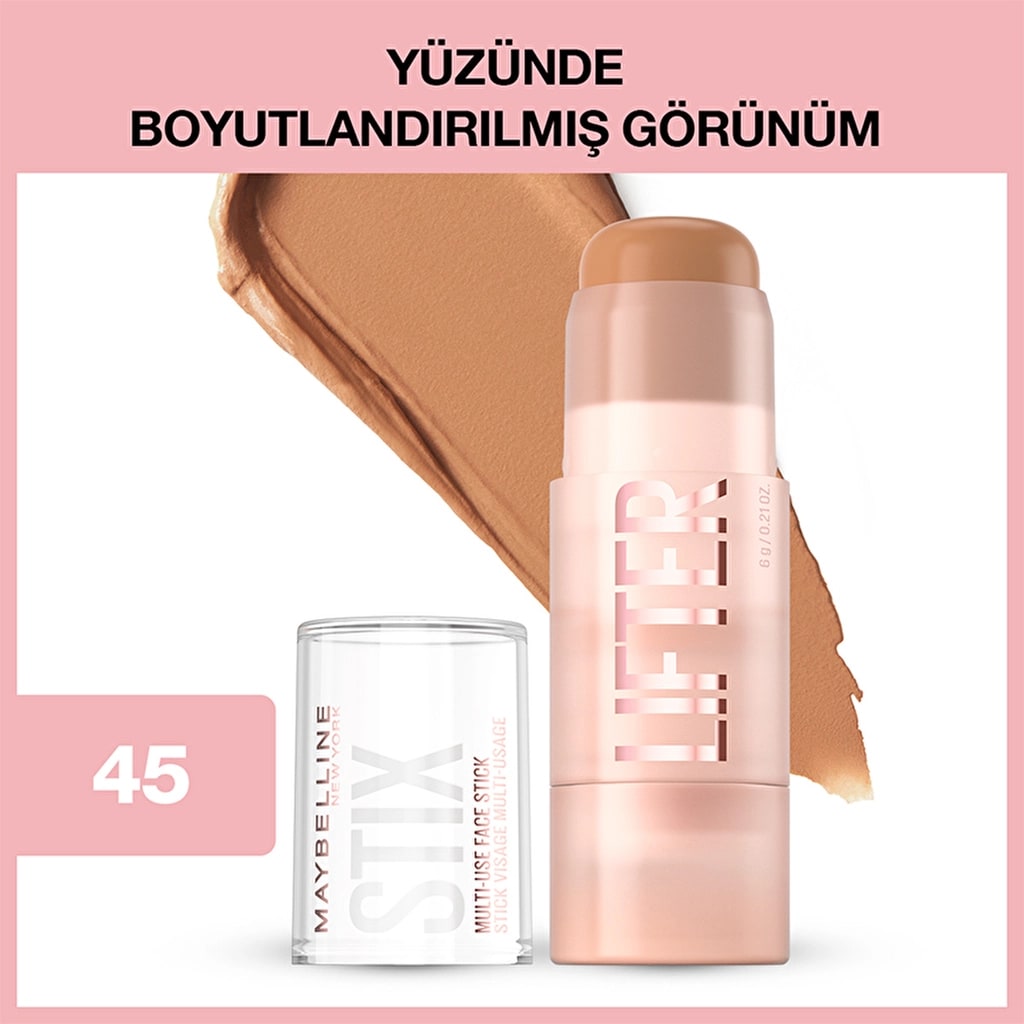Maybelline New York Lifter Stix Yüz Şekillendirici Stick 45
