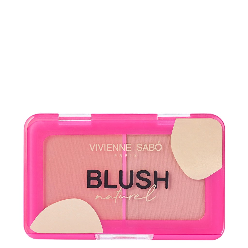 Vivienne Sabo Blush Palette Naturel Allık 01 Soft Rose - Silky Texture & Natural Radiant Finish
