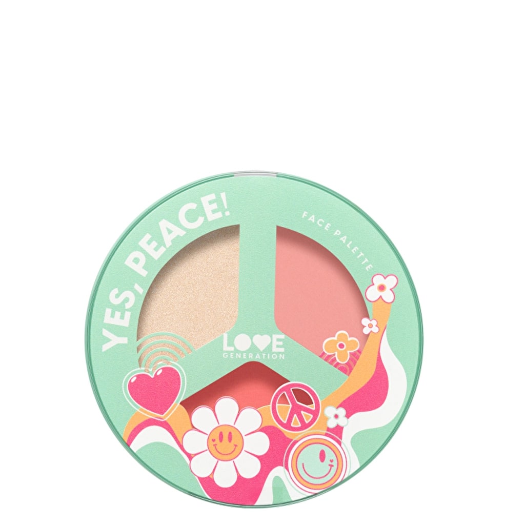 Love Generation Face Palette Yes, Peace! 02 Cheeky Glow - Multi-Use Face Palette