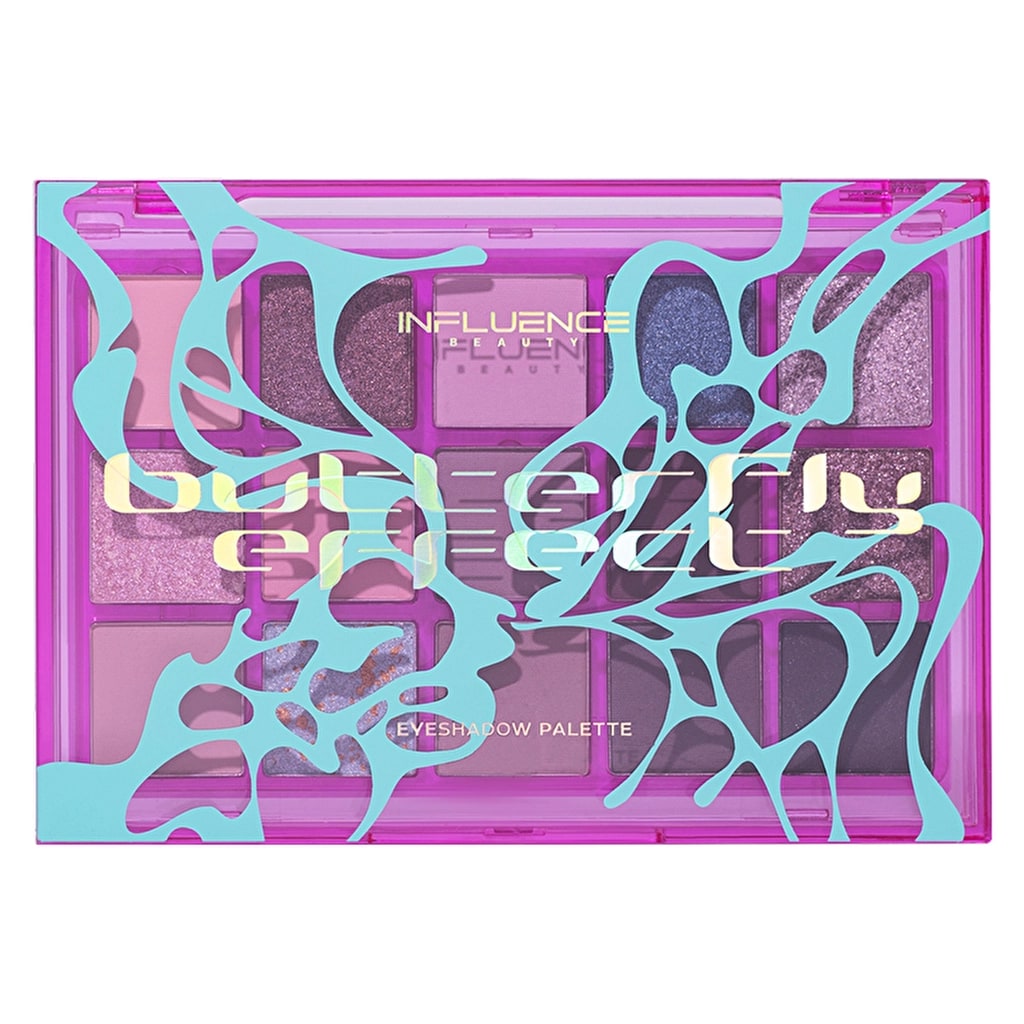 Influence Beauty Far Paleti Butterfly Effect 01 Metamorphosis - 9-Color Eyeshadow Palette for Soft Glam