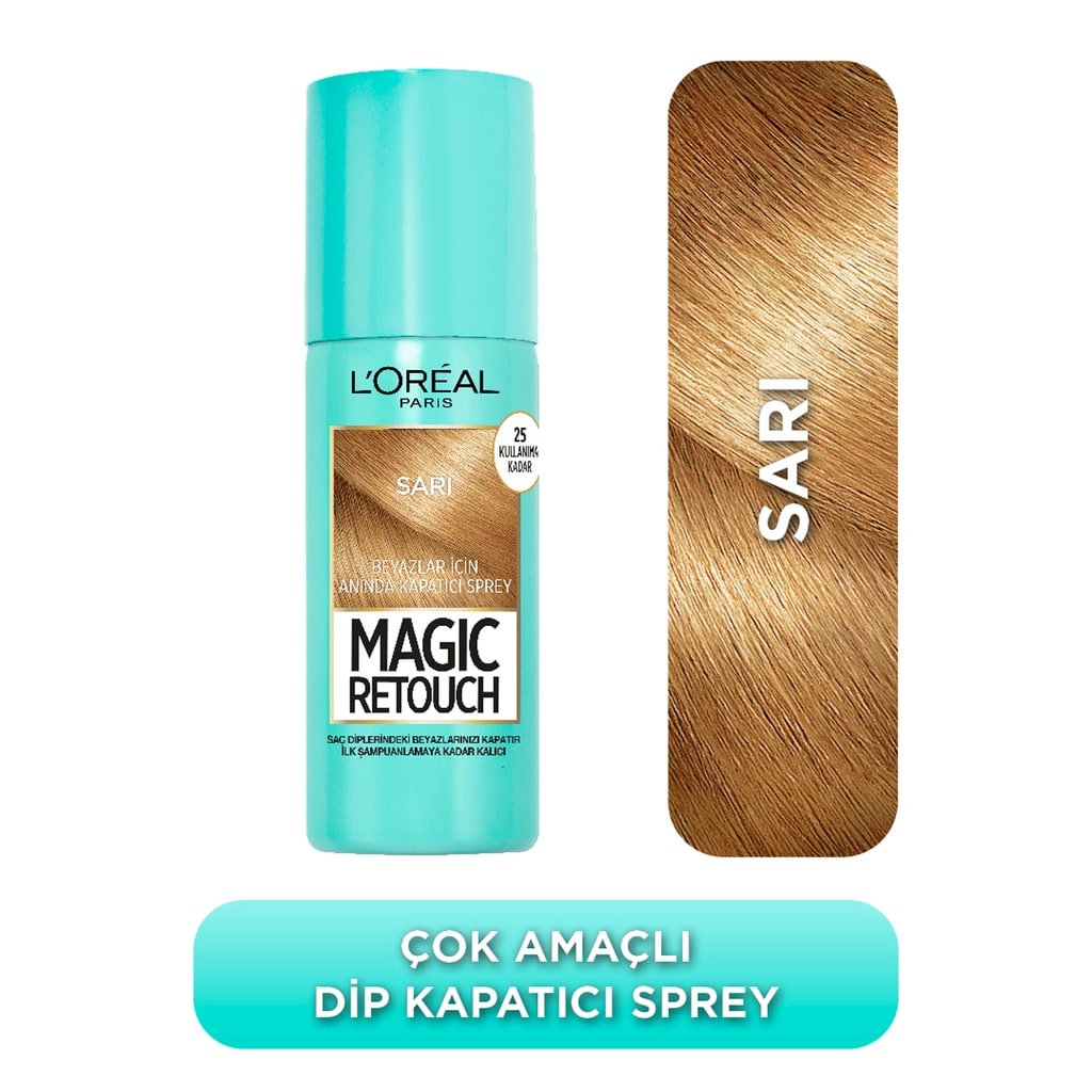 L'Oréal Paris Loreal Paris Magic Retouch Beyazlar İçin Anında Kapatıcı Sprey Sarı