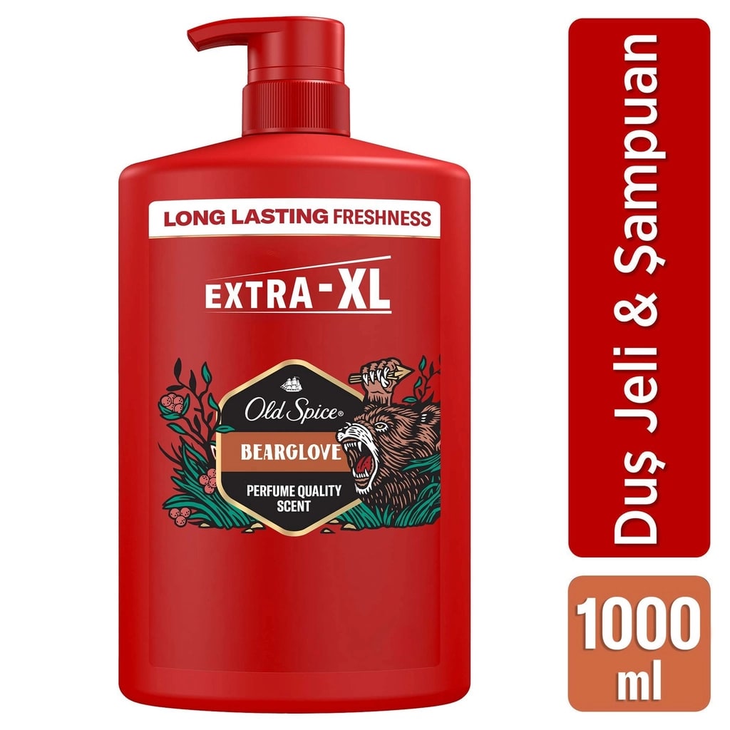 Old Spice Bearglove Erkek Duş Jeli ve Şampuan (Extra XL)