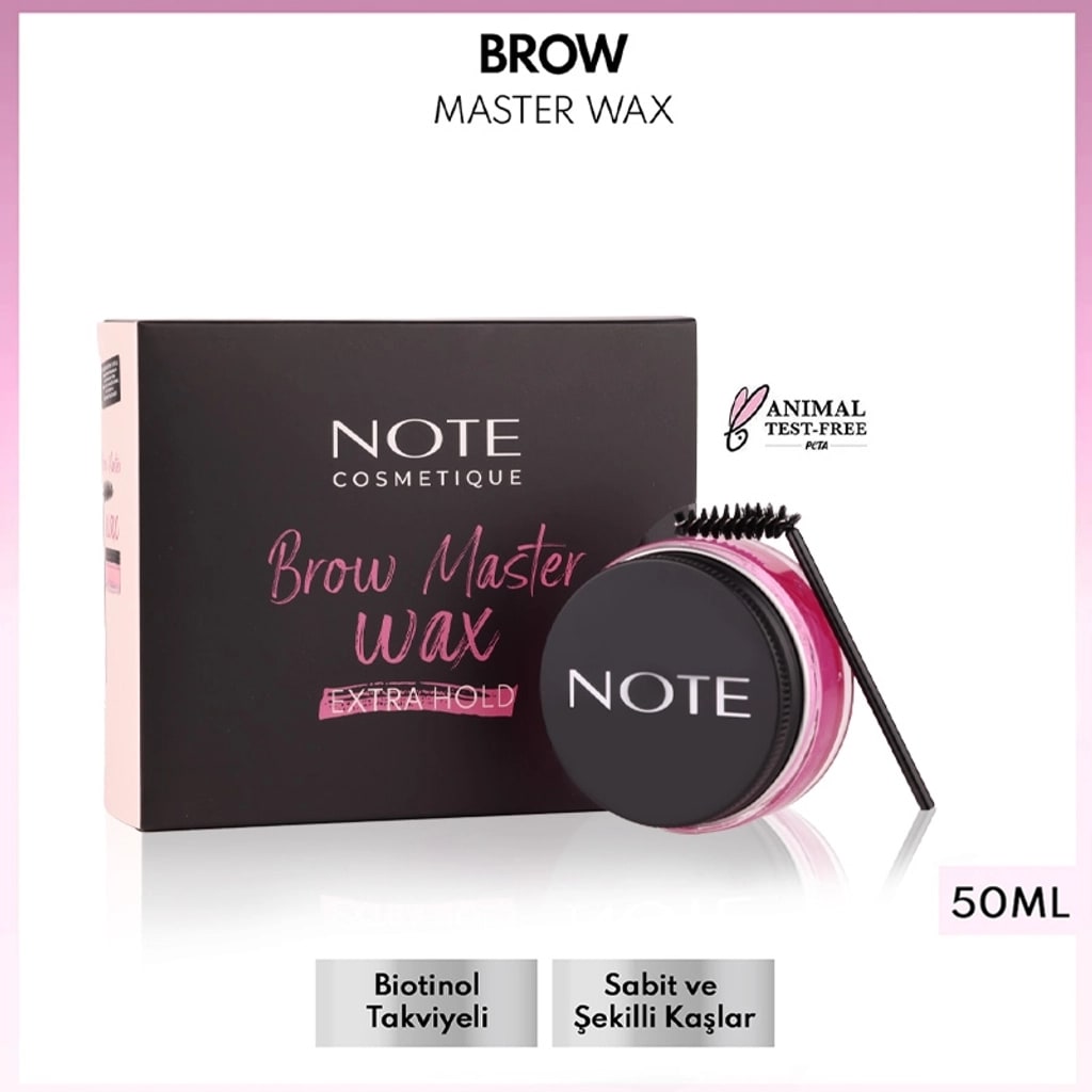 Note Cosmetique Note Brow Master Wax Extra Hold Kaş Maskarası