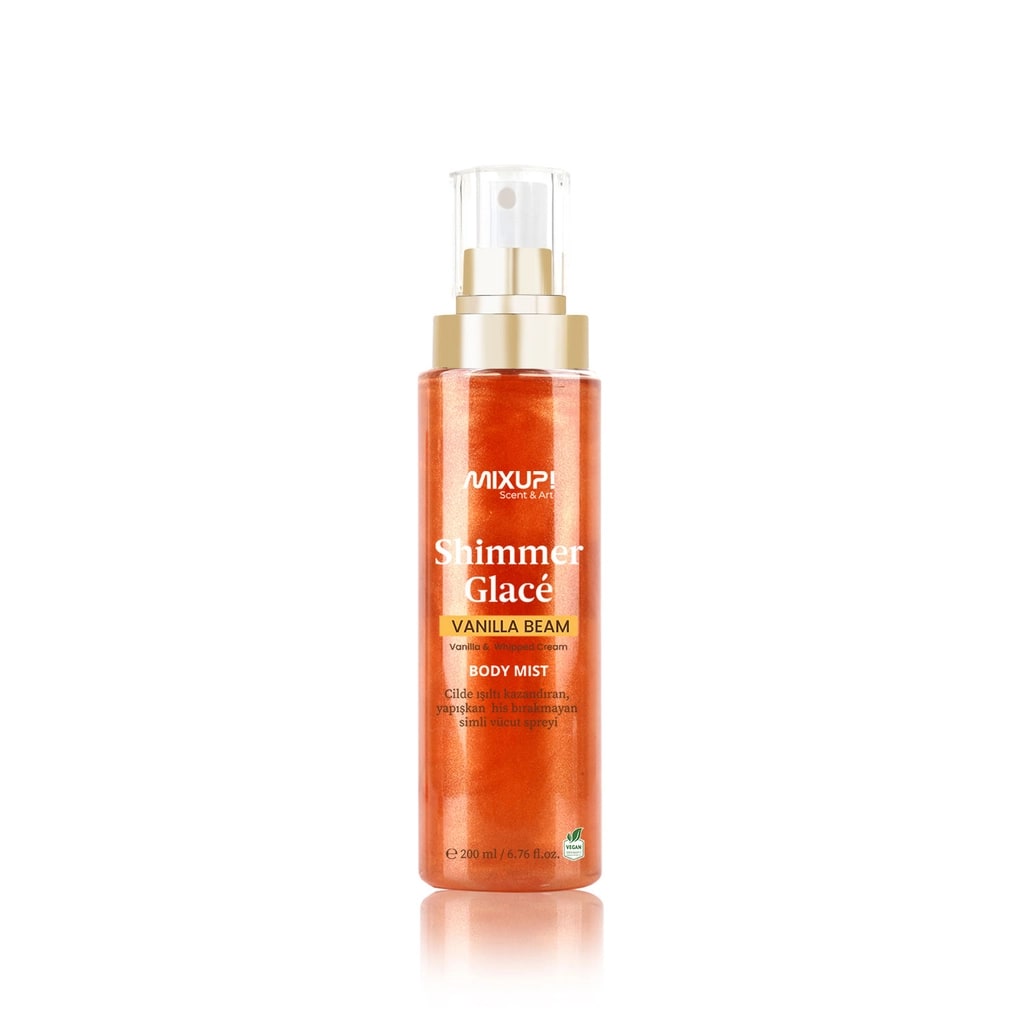 Mixup! Shimmer Glace Vanilla Beam Simli Kadın Vücut Spreyi 200 ml