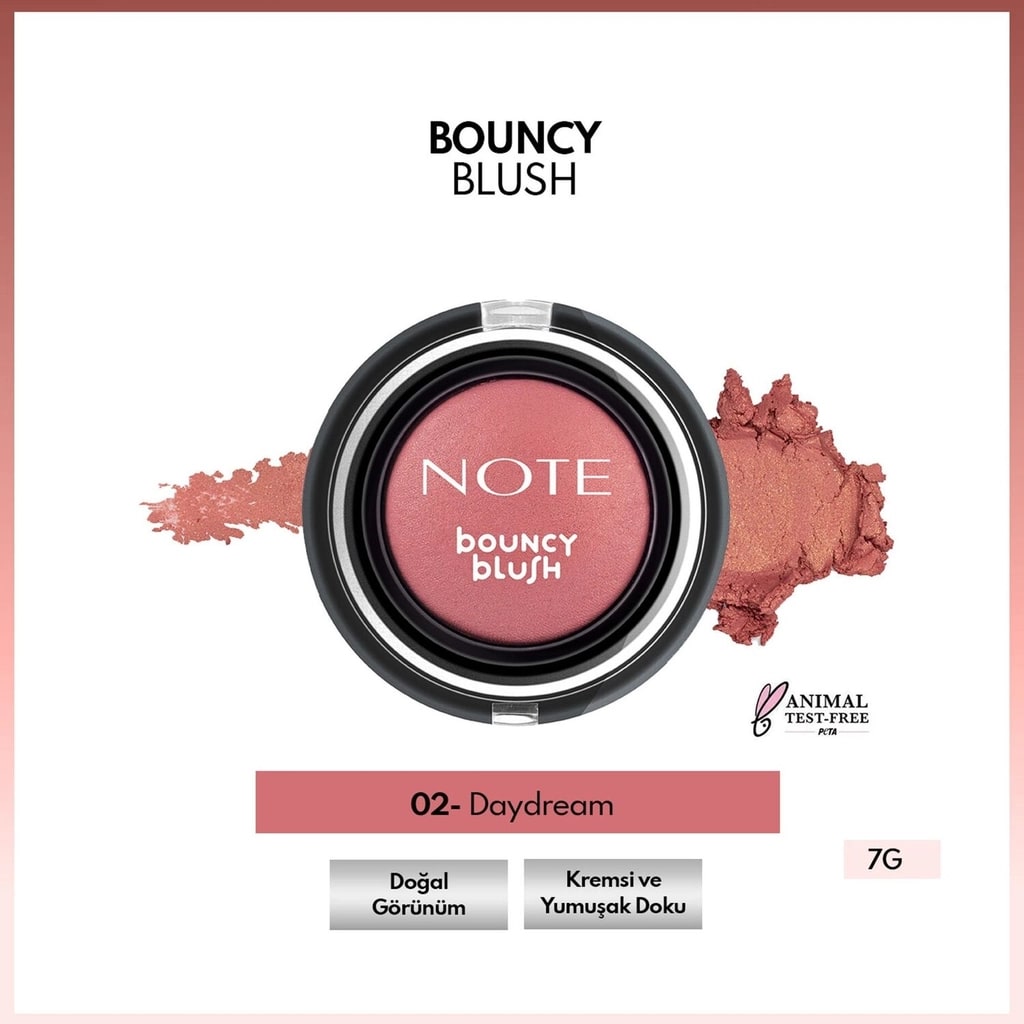Note Cosmetique Note Bouncy Blush Allık 02 Daydream
