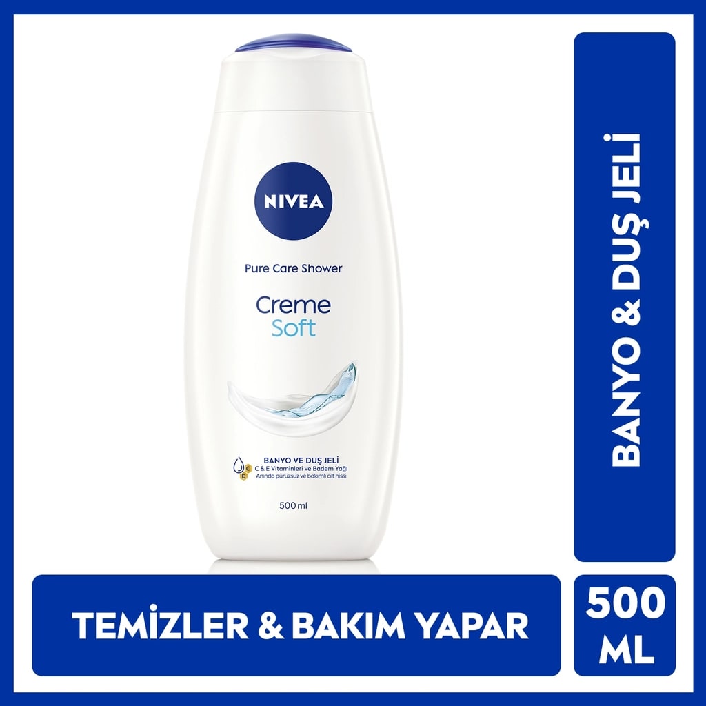 Nivea Creme Soft Kremsi Dokunuş Banyo ve Duş Jeli