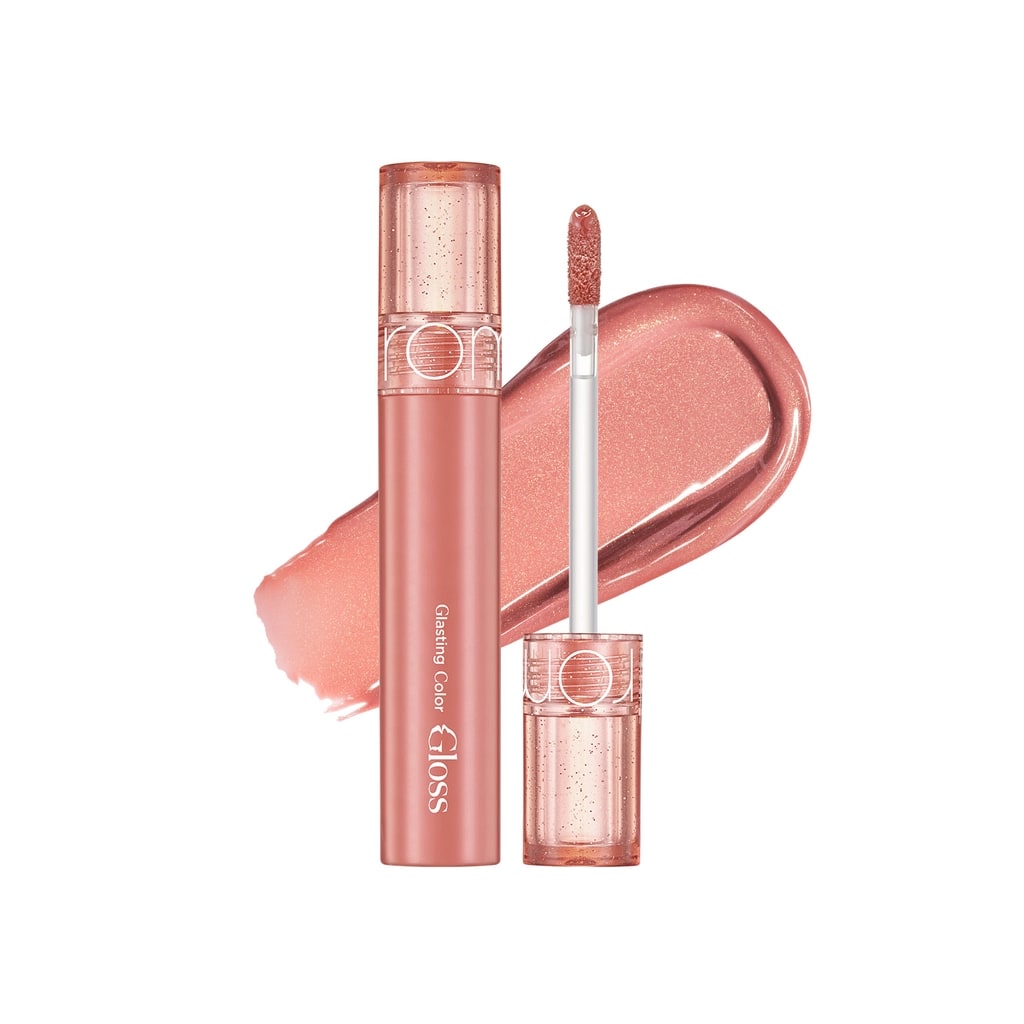 rom&nd Glasting Color Gloss Dudak Parlatıcısı 09 Peach Sparkle