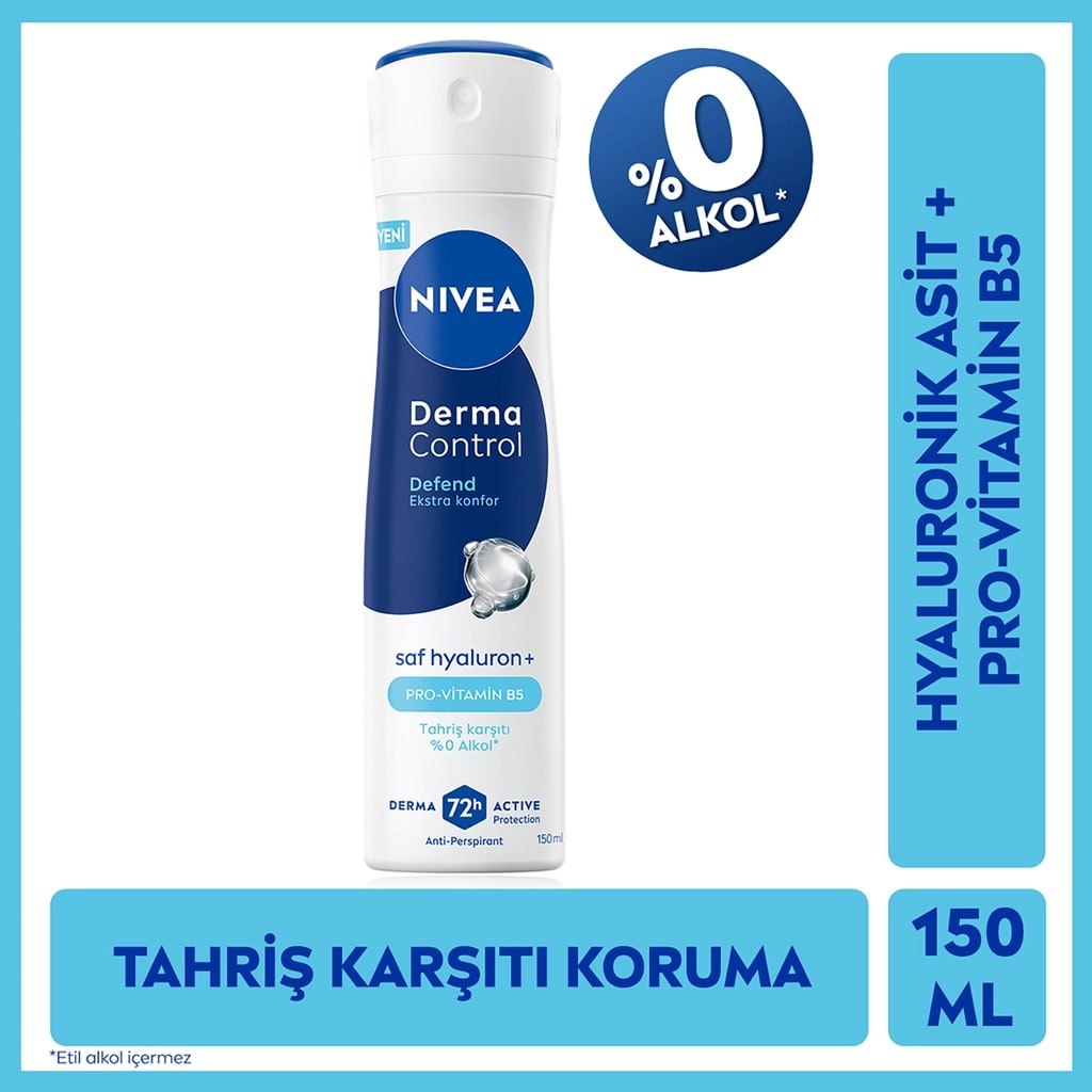 Nivea Kadın Sprey Deodorant Derma Control Defend 150 ml