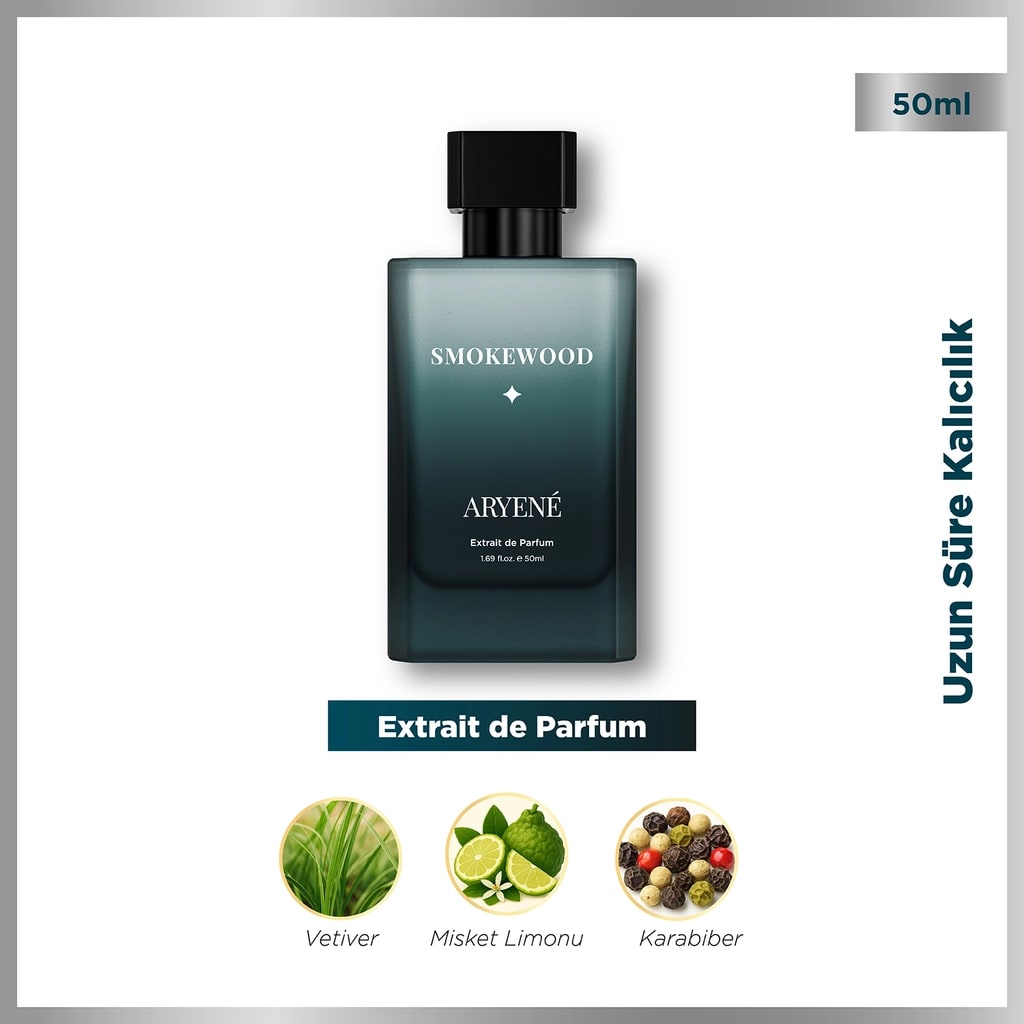 Aryene Smokewood Debut Extrait de Parfum Erkek Parfüm