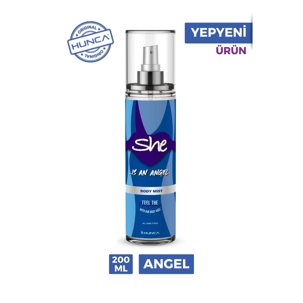 She Angel Kadın Vücut Spreyi 200 ml