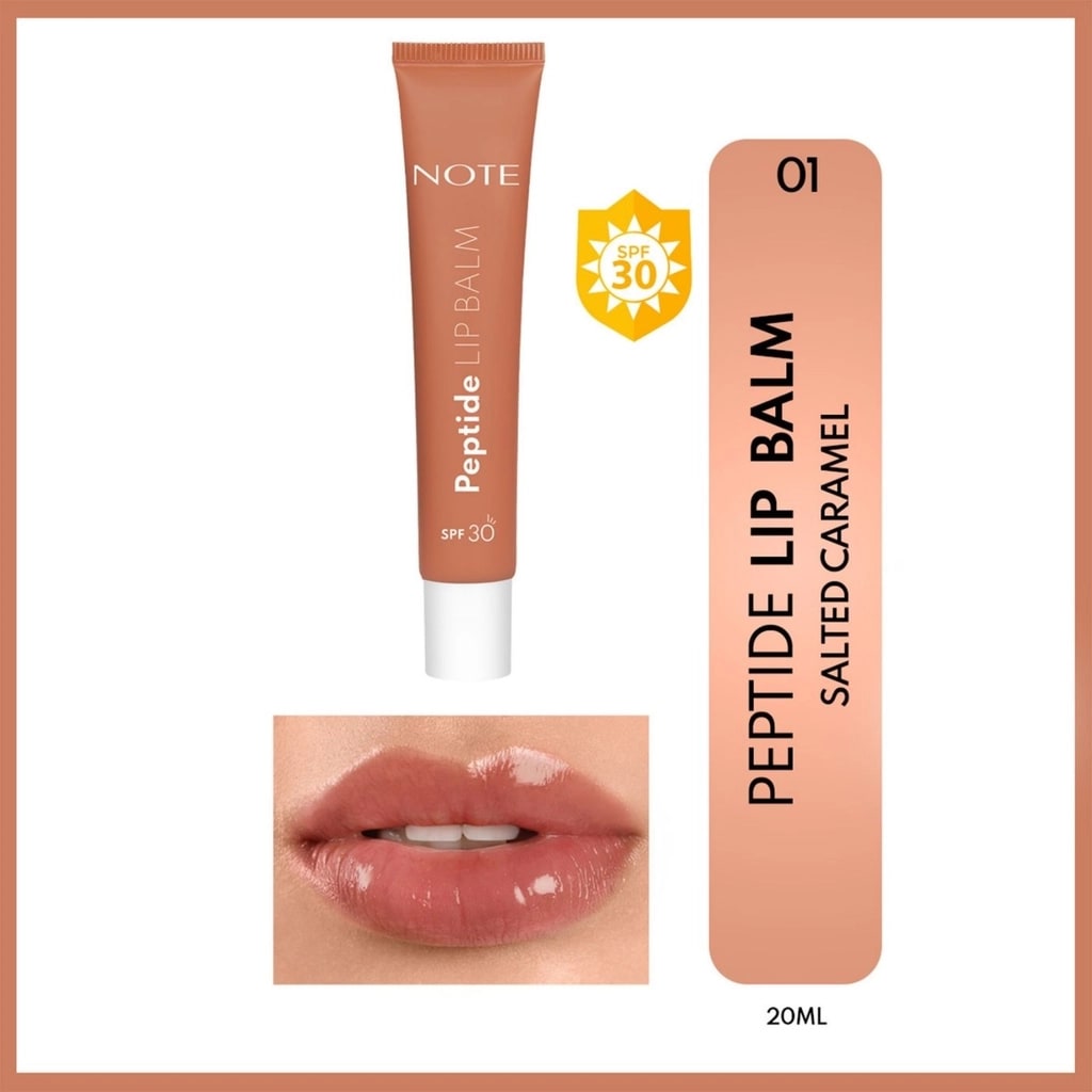 Note Cosmetique Note Peptide 30SPF Lip Balm 01 Salted Caramel