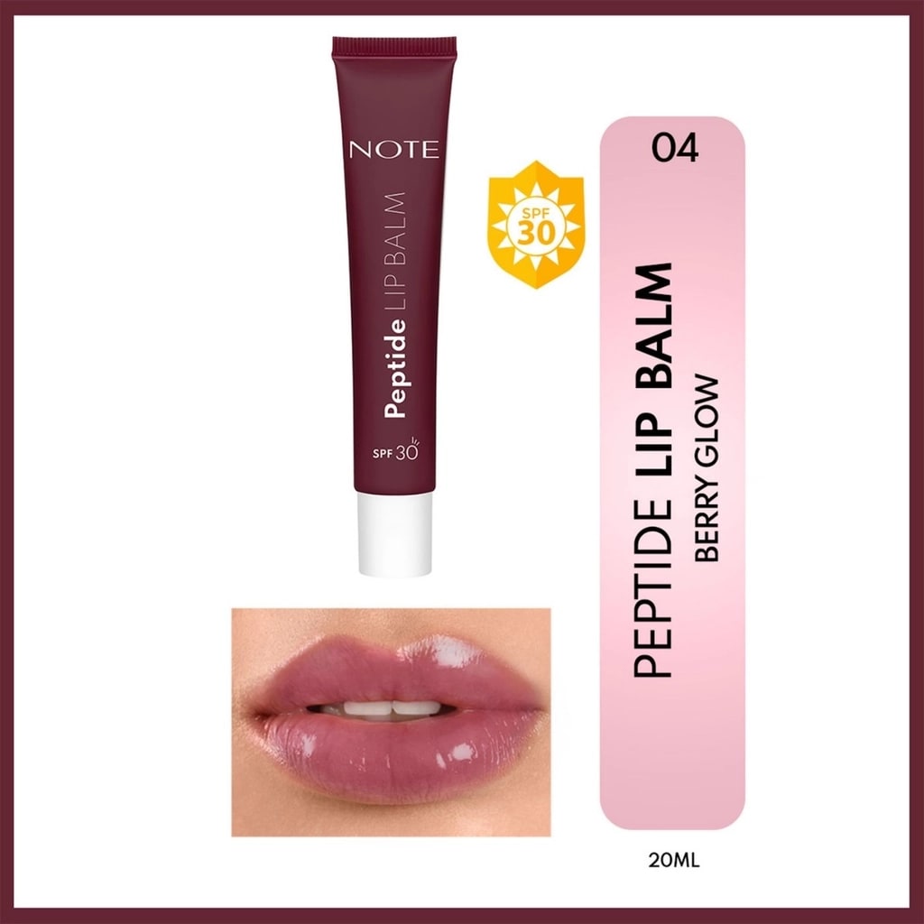 Note Cosmetique Note Peptide 30SPF Lip Balm 04 Berry Glow