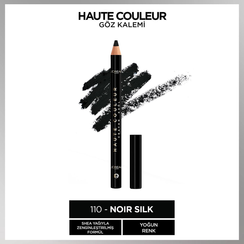 L'Oréal Paris Loreal Paris Haute Couleur Göz Kalemi 110 Noir Silk