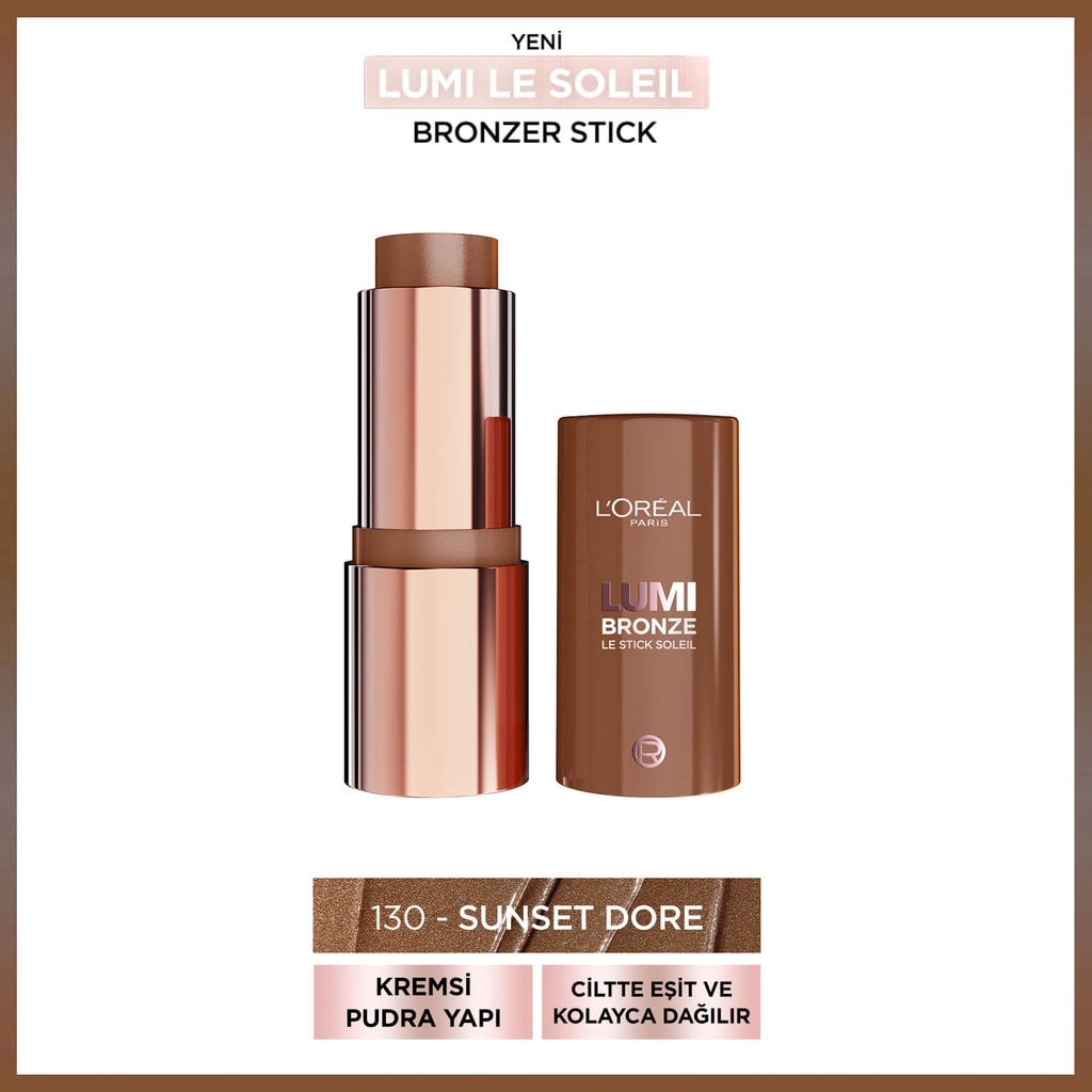 L'Oréal Paris Loreal Paris Lumi Stick Bronzer 130 Sunset Dore