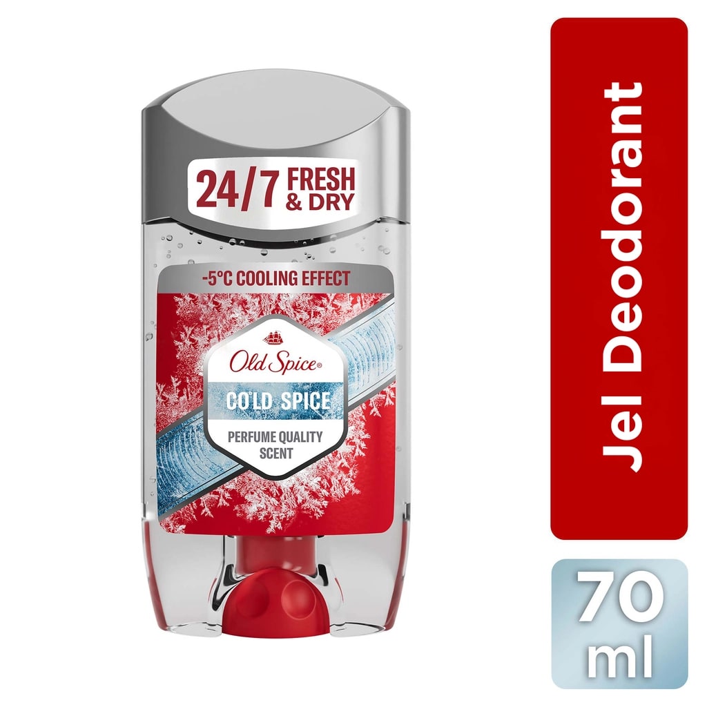 Old Spice Cold Spice Terlemeyi Önleyici Şeffaf Erkek Jel Deodorant