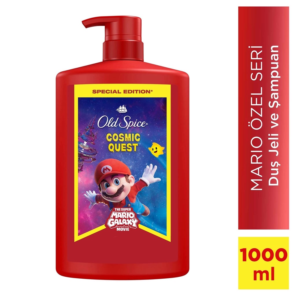 Old Spice Süper Mario 3’ü 1 Arada Duş Jeli