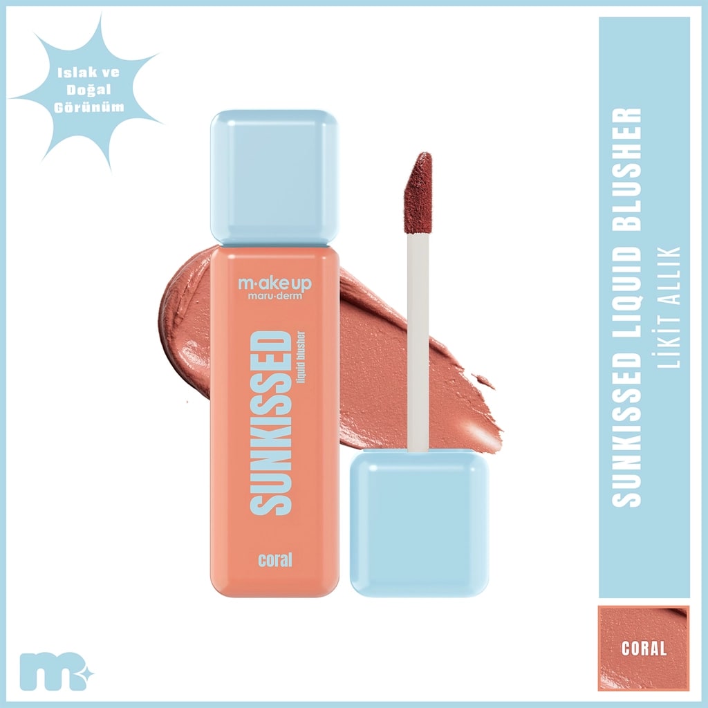 Maruderm Make Up Sunkissed Likit Allık Coral