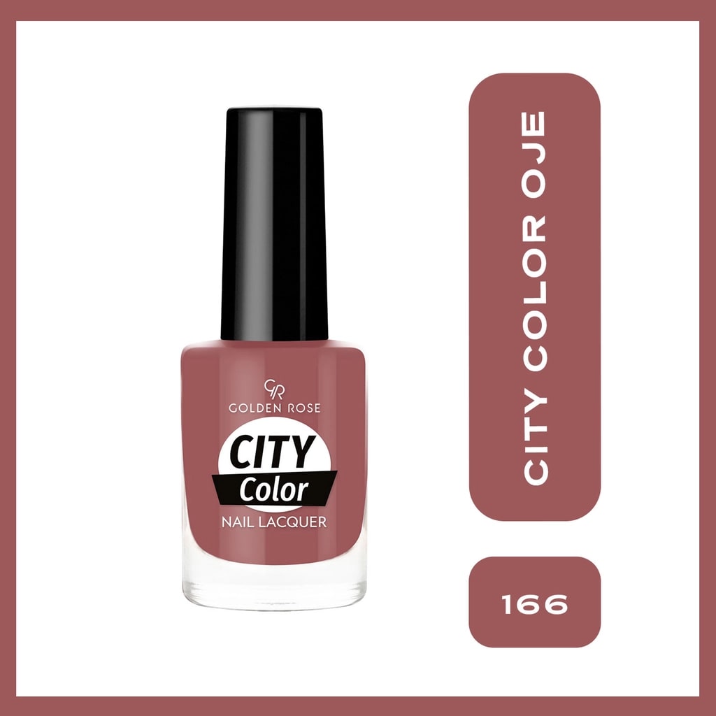 Golden Rose City Color Nail Lacquer Oje 166