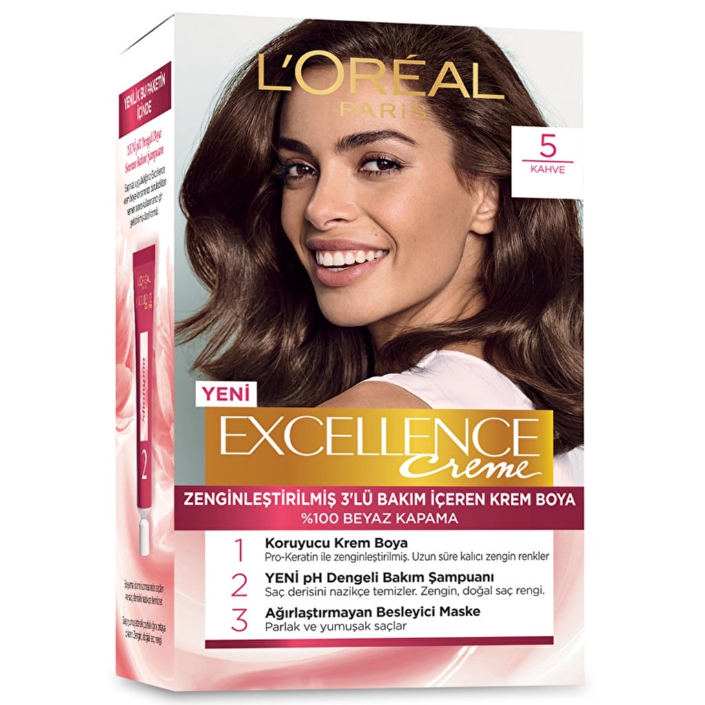 Excellence Loreal Paris Excellence Creme Saç Boyası - 5 Kahve