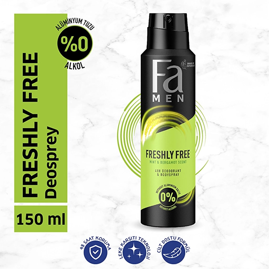 Fa Men Mint & Bergamot Erkek Deo Sprey