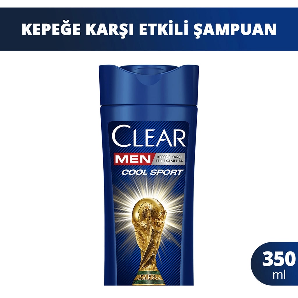 Clear Men Kepeğe Karşı Etkili Şampuan Cool Sport Menthol Ferahlatıcı Mentol Etkisi