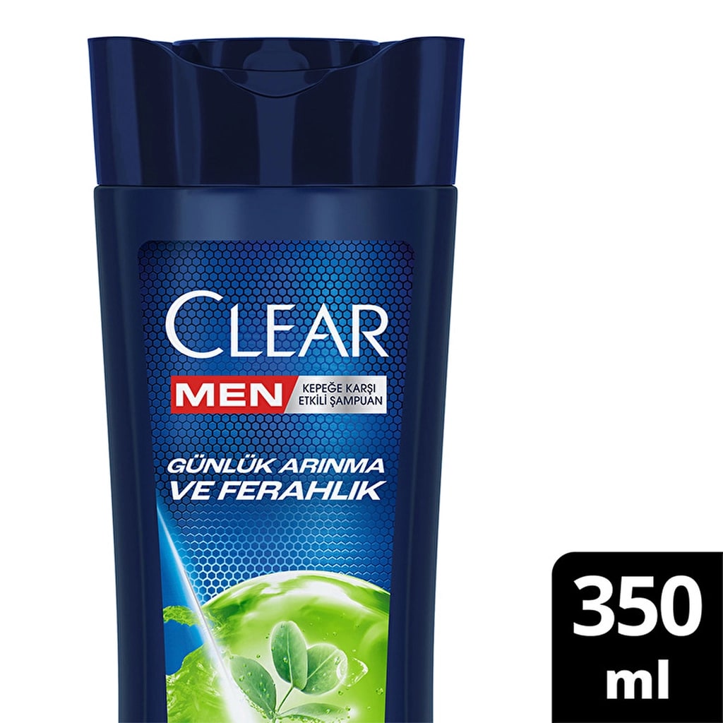 Clear Men Kepeğe Karşı Etkili Şampuan Günlük Arınma ve Ferahlık Sedir Ağacı ve Okaliptus Özleri