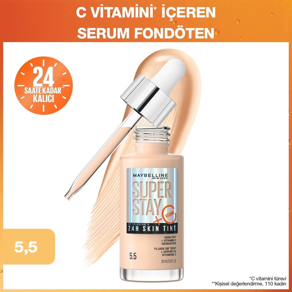 Maybelline New York Super Stay Skin Tint Fondöten 5.5