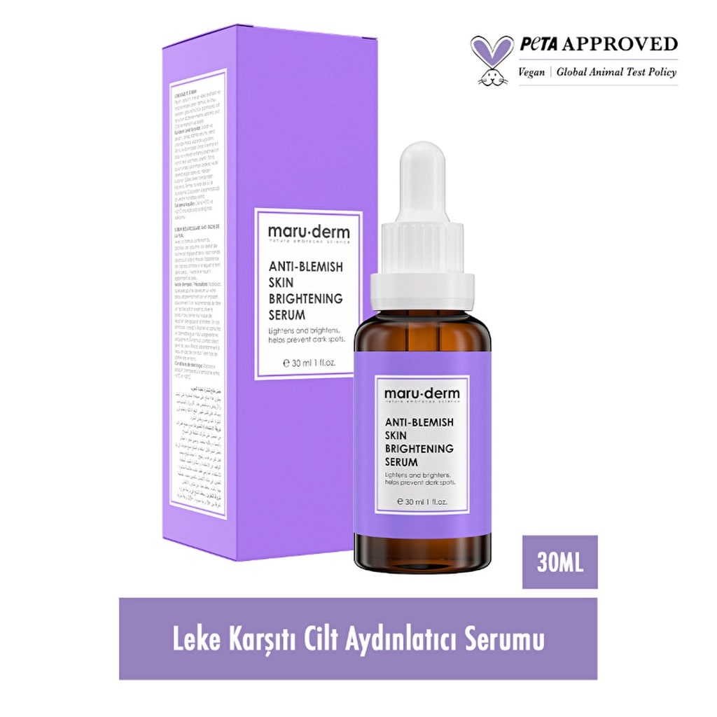 Maruderm Leke Karşıtı ve Beyazlatıcı Cilt Bakım Serumu 30 ml
