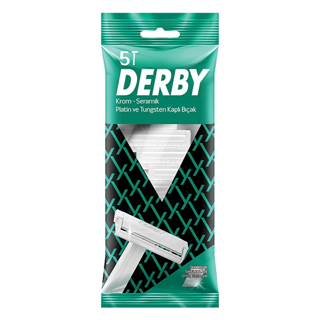 Derby Tıraş Bıçağı Tek 5'li Poşet
