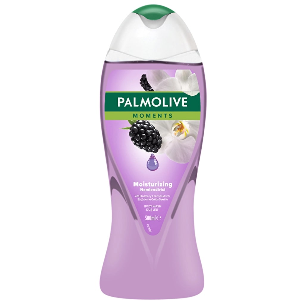 Palmolive Moments Böğürtlen ve Orkide Özleri ile Nemlendirici Banyo ve Duş Jeli