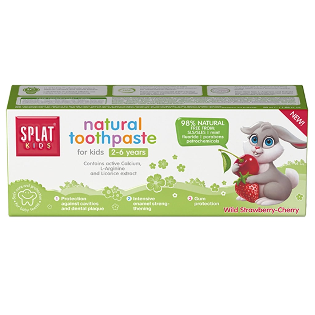 Splat Çilek & Vişne Çocuk Diş Macunu 50 ml (2-6 Yaş)