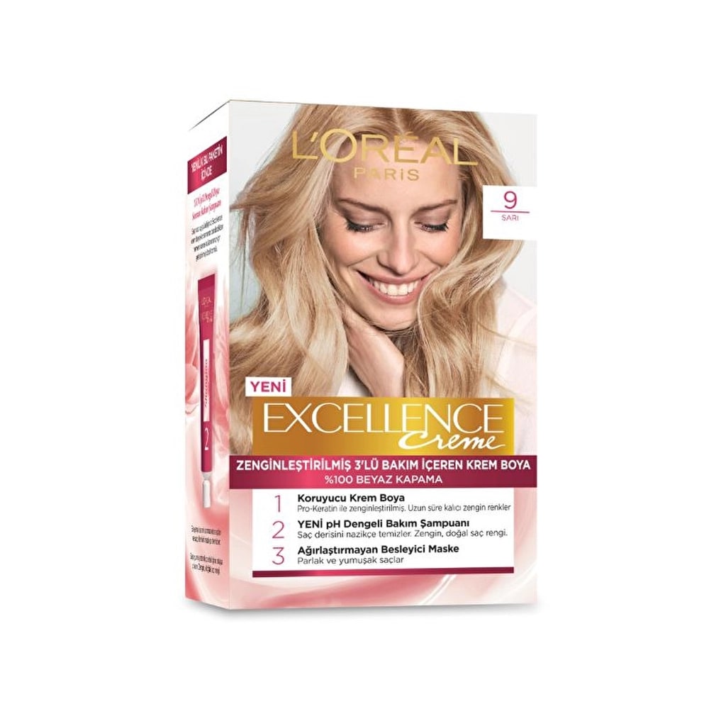Excellence Loreal Paris Excellence Creme Saç Boyası - 9 Sarı