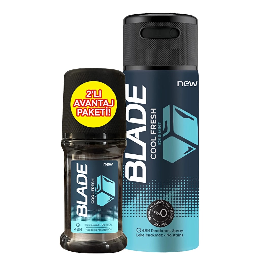 Blade Cool Fresh Erkek Deodorant Sprey + Roll on