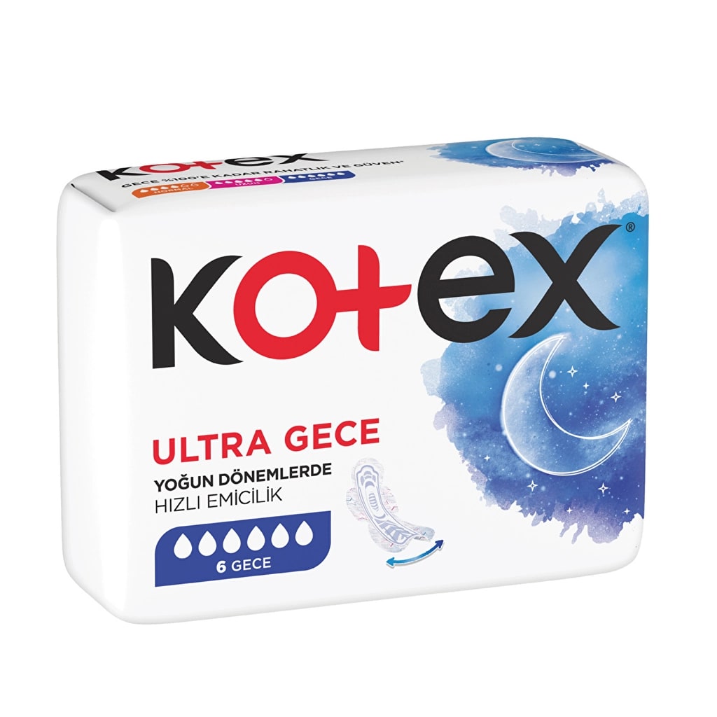 Kotex Ultra Ped Gece 6'lı