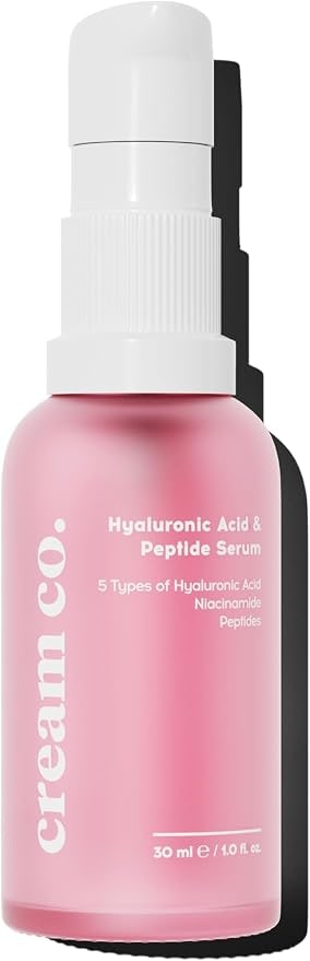 Amazon TR Cream Co. Hyaluronic Acid Peptide Serum Aydınlatıcı Nemlendirici Canlandırıcı Serum 30 ml