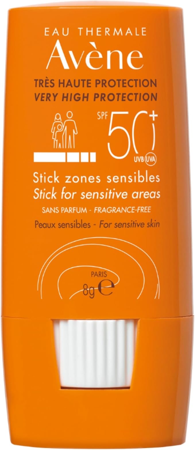 Amazon TR EAU THERMALE AVENE Stick Güneş Kremi SPF 50+ Hassas Bölgeler İçin Yüksek Koruma Sağlayan Güneş Koruyucu 8 gr